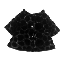 Winterjas panter grijs